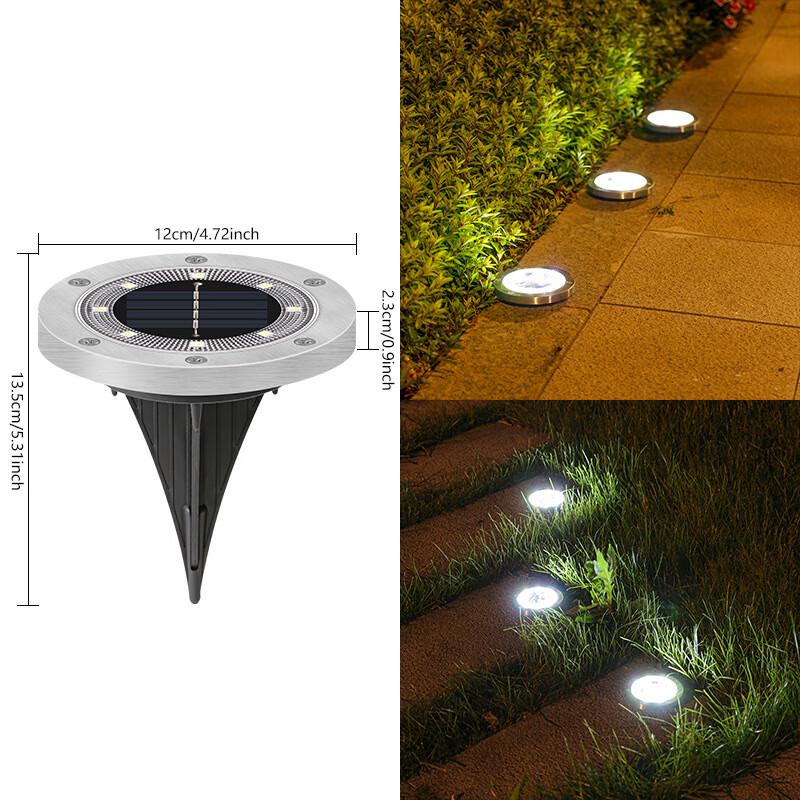Outdoor Waterproof Super Bright Solar Ground Lights