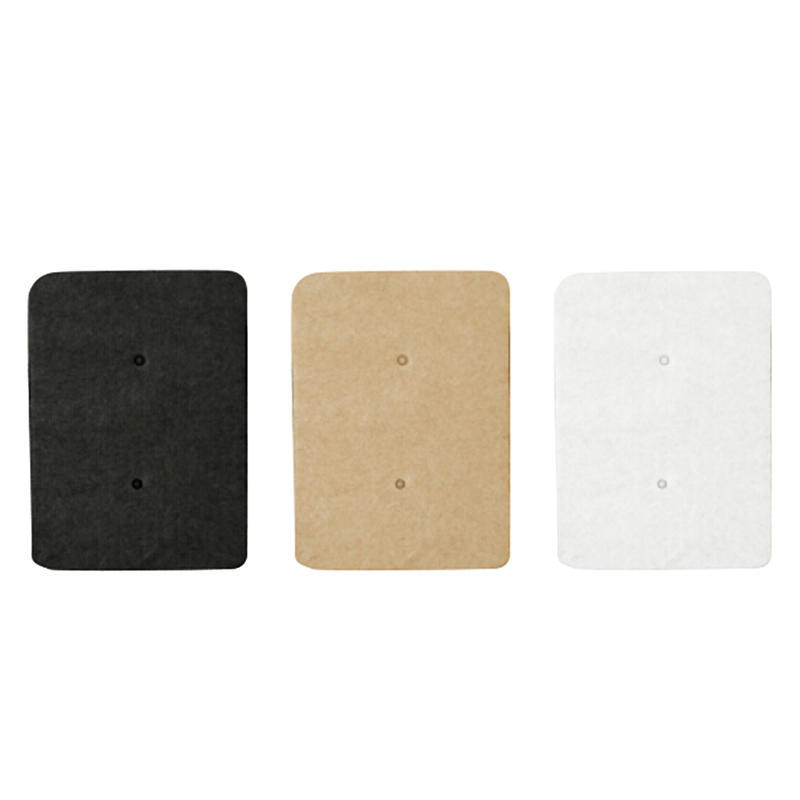 50PCS Attractive And Durable Pro Display Type Earring Ear Studs Holder Hang Kraft Paper Cards