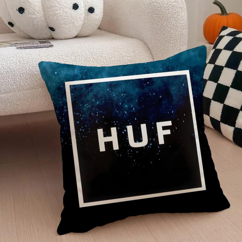 Skate American Fashion Brand HHUF Cushion Cover Throw Pillow Cover Hidden Button Durable Polyester Chair Cushion