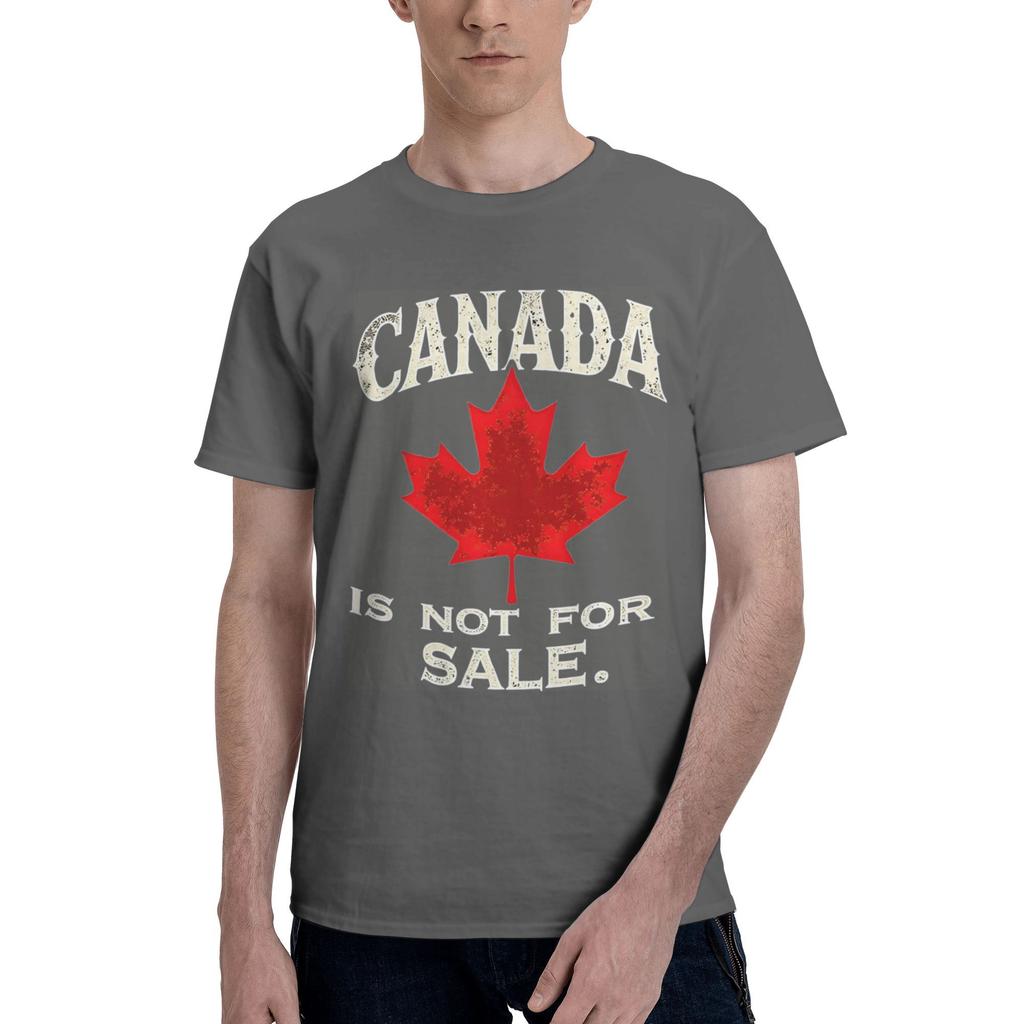 Unisex Elbows Up Canada Is Not For Sale T Shirts Cotton Clothing Beach Short Sleeve TShirt O Neck Trendy Cool Tee Shirt Plus Size