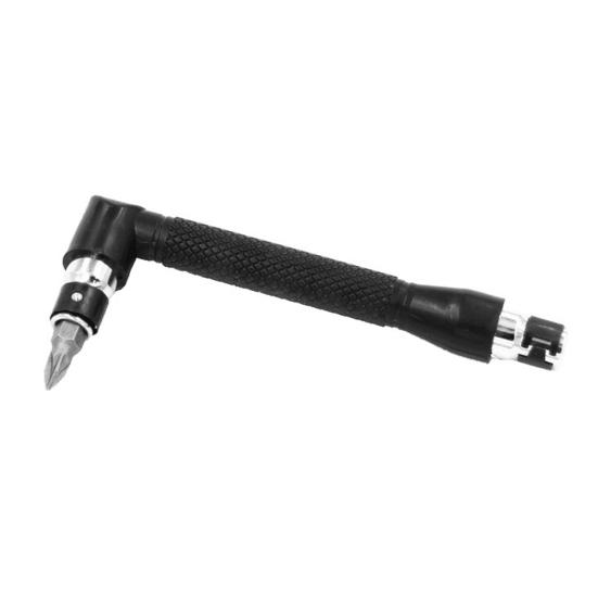 L-образная отвертка, двухсторонняя шестигранная головка 1/4 дюйма, крутящий момент, инструмент для ремонта автомобильных шин