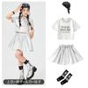 Kids Hip Hop Dance Outfit Set Girls Boys Street Performance Stage Show Cool Trendy Costume