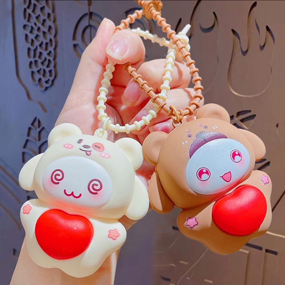 Брелок Любовь Животное Брелок Игрушка-антистресс Силиконовый Подвеска Кавайный Мультяшный Подвеска на сумку Подарок на день рождения