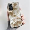 Чехол для ZTE Blade A72S A7050 Чехол-книжка для ZTE Blade V41 Роскошный модный с бабочкой и цветами Силиконовый мягкий черный бампер из ТПУ