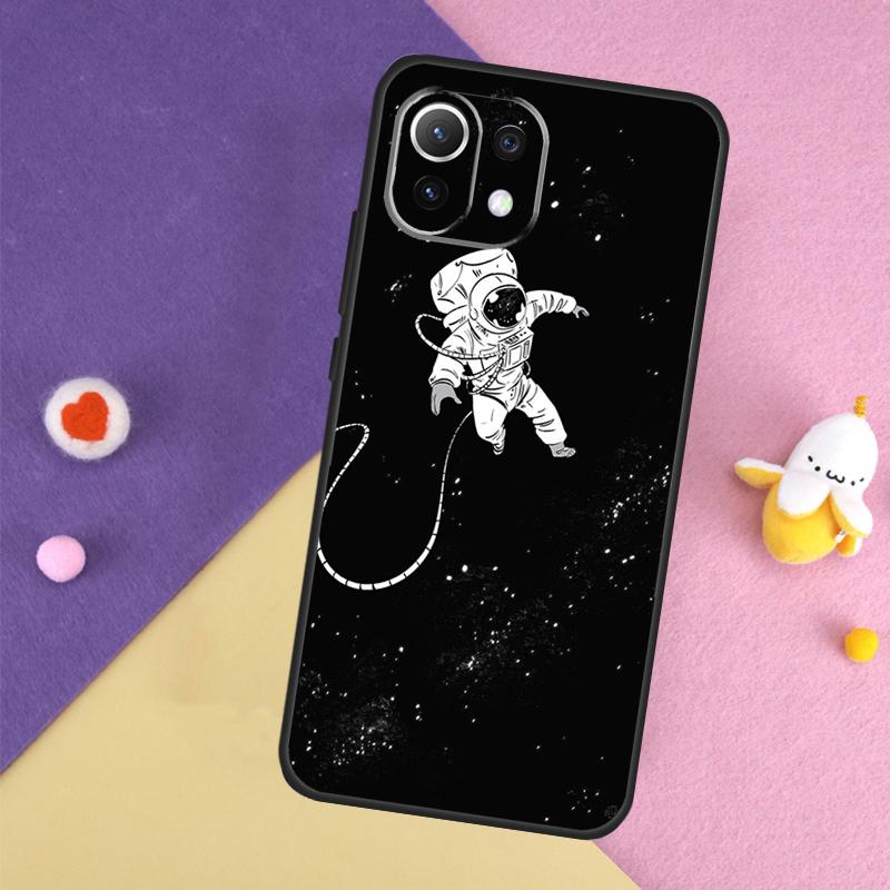 Эстетичный Космический Лунный Астронавт Чехол Для Xiaomi 15 13 14 Ultra 14T 11T 12T 13T Pro POCO X7 Pro X3 X5 X6 F5 F6 M6 Pro Обложка