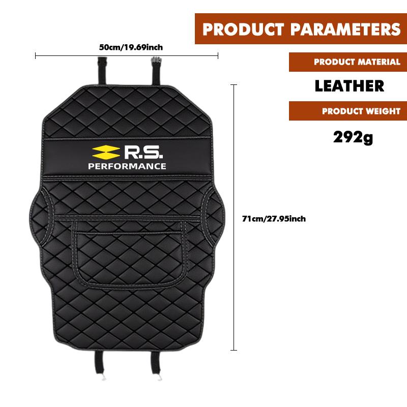 Car Anti-dirty Pad Seat Back Protective Mat Anti Kick Pad Accessory For Renault Clio Dacia RS Megan Scenic Logan Laguna Kadjar NN82