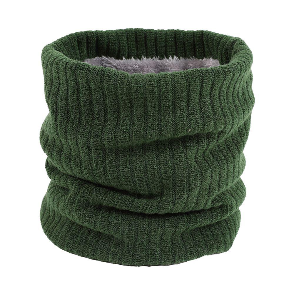 Windproof Collar Scarf Neck Warmer Winter Neck Gaiter Fleece Lined Scarf Circle Loop Scarves