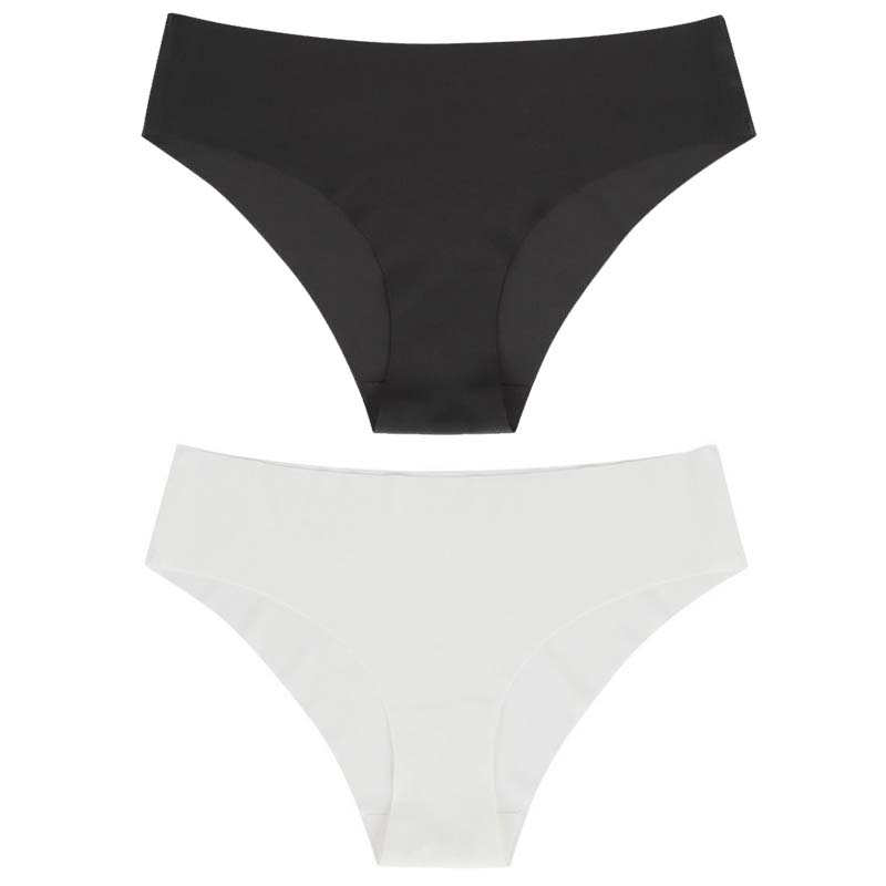 2 шт./лот сексуальные женские трусы без следов ледяного шелка нижнее белье с низкой талией спортивное белье женское нижнее белье трусы