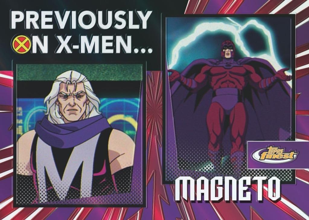 2025 Topps Finest Marvel Trading Card Hobby Box X-Men '97