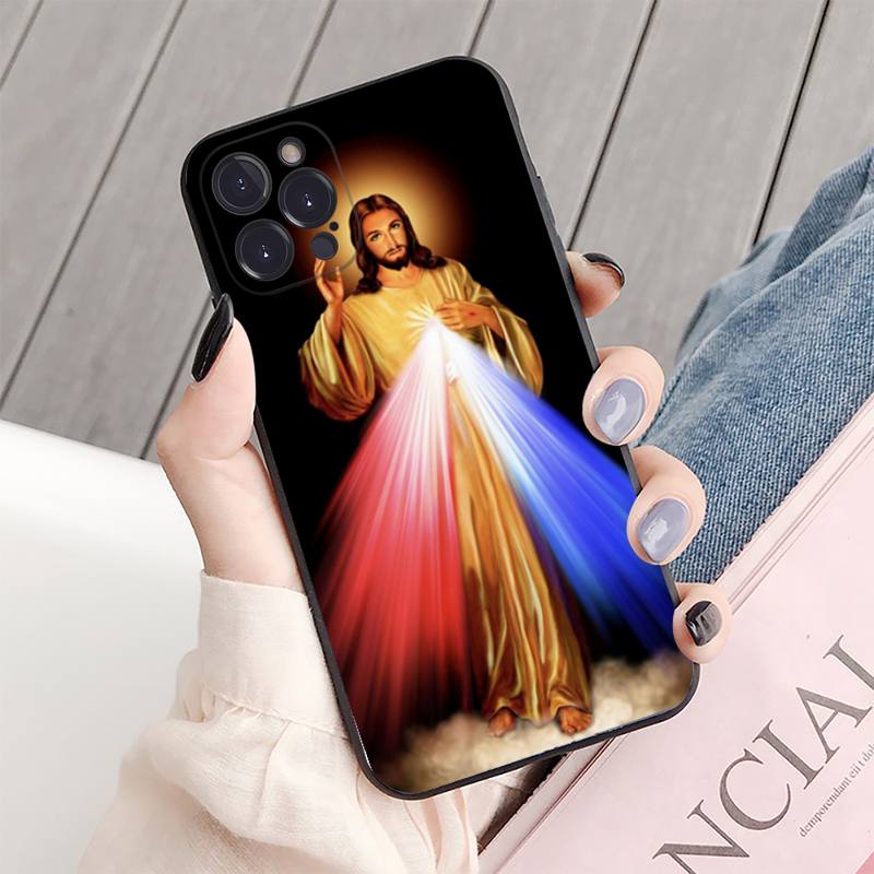 Чехол для телефона Jesus Christ God Bless You, силиконовый мягкий для iPhone 14 13 12 11 Pro Mini XS MAX 8 7 6 Plus X XS XR