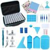 Diamond Painting Tool Set Storage Bag - 60 Grid Round Bottle Packaging Handbag