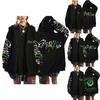 Women's Zip Up Hoodies Teen Girls Letter Printing Sweatshirt Clothing Casual Drawstring Jacket With Pockets