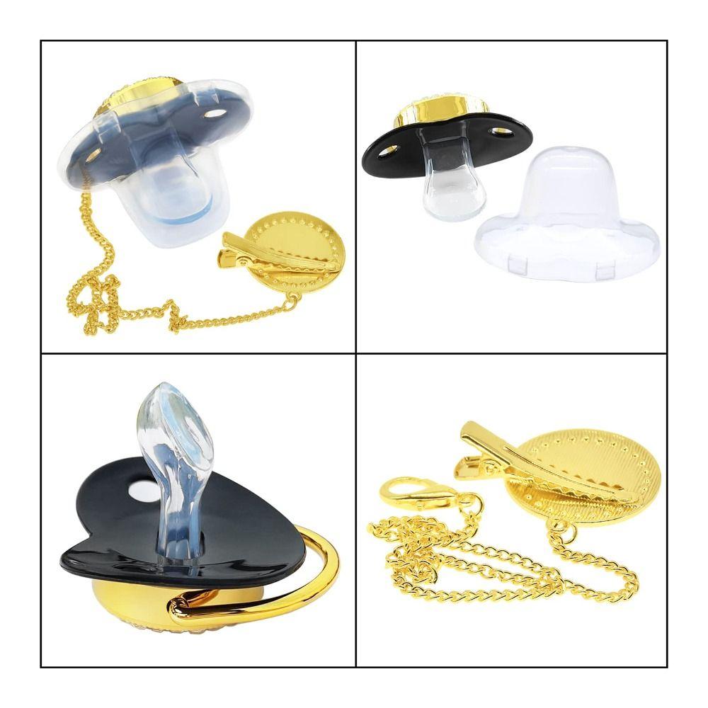 Блестящая соска-пустышка для отлучения от груди, роскошная соска-пустышка для новорожденных, соска-пустышка высокого качества для младенцев