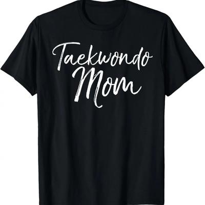 Милый подарок для мамы-мастера боевых искусств, футболка для мам ММА, тхэквондо