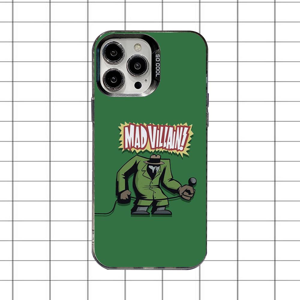 Чехол для телефона Mf Doom Все Заглавные буквы Для iPhone 16,15,14,13,12,11,8,7,Pro,Max,Plus,Mini,XS,SE Противоударный Черный Матовый Жесткий
