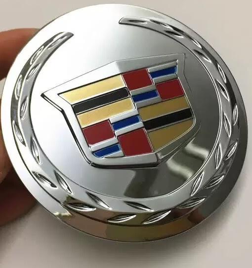 4 шт. АБС-колпачки ступицы колеса автомобиля Значки 83 мм Cadillac Escalade Стальной колпак ступицы Модификация Маленький колпачок 9595891