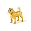 Коллекция фигурок собак породы шарпей, позолоченных 22 карата британским золотом