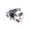Bburago 1/24 Scale Fiat 500 2007 White / Diecast Model Car, Finished Product, 18-22106 [Parallel Import]