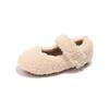 Baby Cotton Shoes Kids Ankle Warped Thick Warm Plush Fur Shoes Girls Moccasin Shoes Anti-Slippery Autumn Winter 2024 New