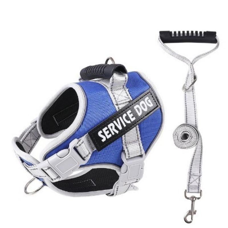 Новая большая шлейка для собак, со светоотражающими элементами для ночи и дышащая, взрывозащищенная, ударопрочная и с защитой от побега.