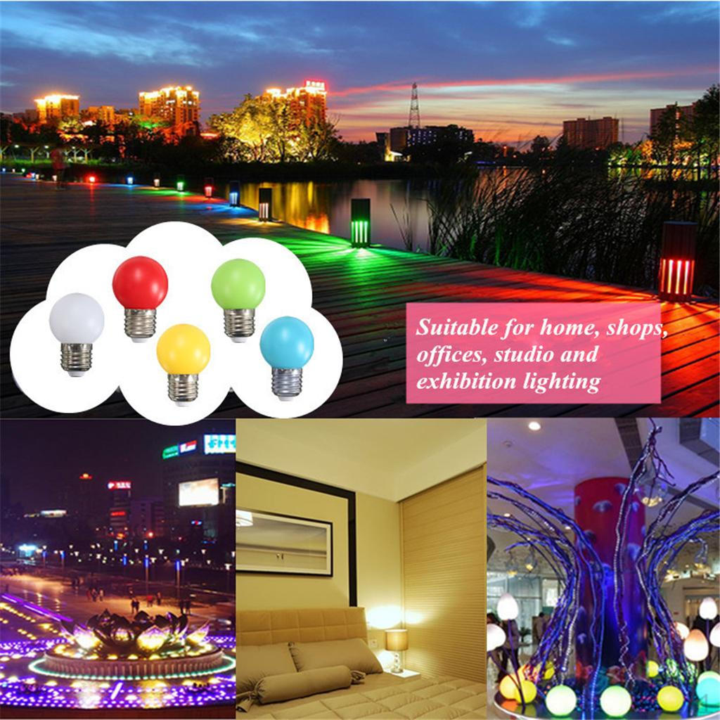 Set Of 8 E27 -saving LED Lights,