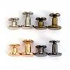 10sets Crafts Shoes Scrapbooking decoration nail Garment screw Brass Cloth Button Nail Rivets