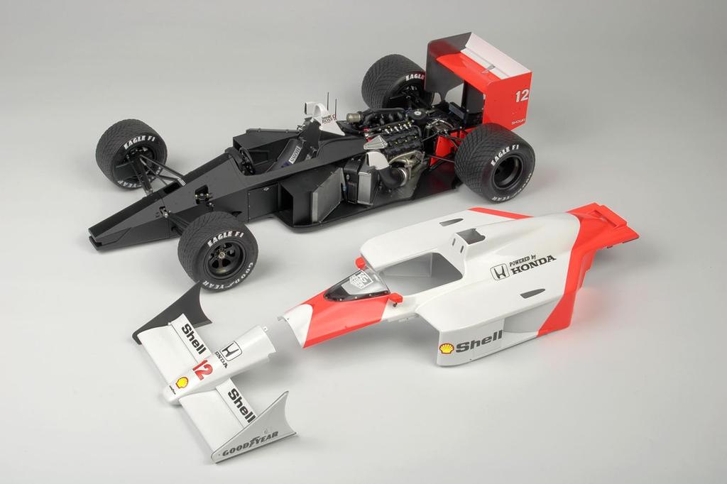 Platz/BEEMAX 1/12 scale McLaren MP4/4 1988 World Champion plastic model kit BX12002