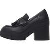 Chuck 70 De Luxe Heel Loafer Platform Low Triple Black Women Sneakers A14714C