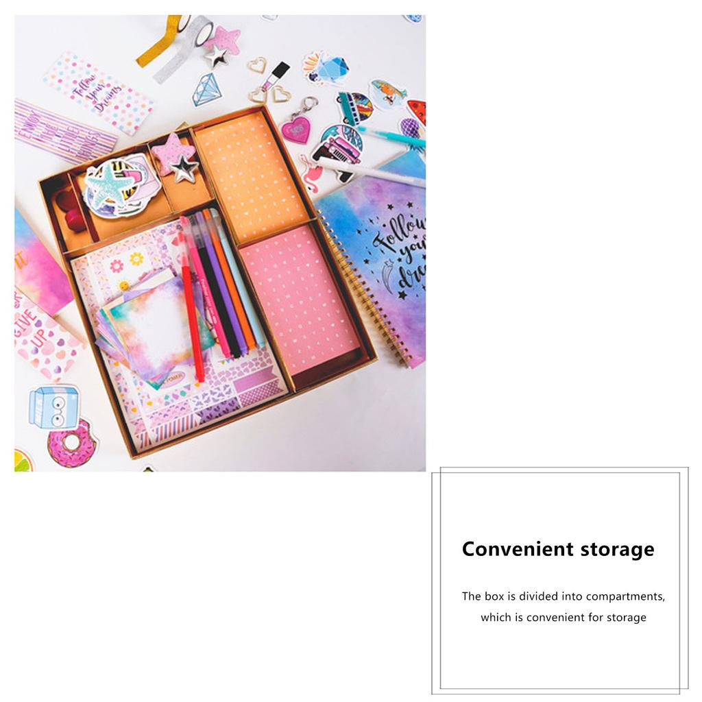Girls DIY Journal Set - DIY Journal Set For Teen Girls, Stationery Set, Scrapbook And Journal Supplies Set, Journal Art Craft Set1ML