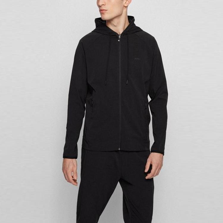 Hugo Boss Куртки Мужские Черные С Капюшоном Умеренные Другие 50447863-001