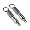 Portable Keychain Valve Core Remover Tool Stainless Steel Key Ring Spanner for Car Motorcycle ATV Bike Tire Repair Universal