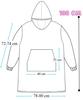 Blanket Sweatshirt Oversize Warm 2in1 Thick + Socks [Kb-S1]