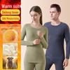Men's and Women's German Cashmere Thermal Underwear Set - Silk Bottoming Shirt & Cold-Proof Trousers for Autumn/Winter