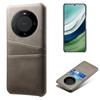 For Huawei Mate 60 PU Leather Coated PC Phone Case Smartphone Cover with Dual Card Slots