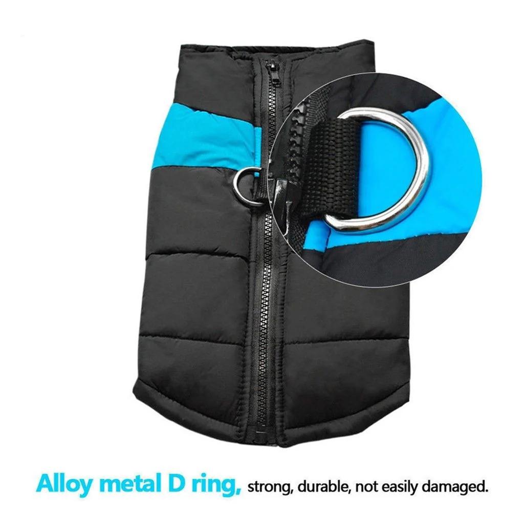 Водонепроницаемый, устойчивый к холоду, теплый жилет для собак, куртка, пальто, зимняя одежда для маленьких, средних и больших собак