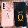 Чехол для Samsung Galaxy S21 FE 5G Стильные буквы Матовый чехол-крышка Для Samsung S21 Plus Galaxy S 21 Ultra S21+ S21FE Мягкие чехлы