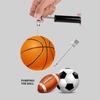 Aluminum-Alloy Mini Bike Tire Pump Portable 120PSI Bicycles Pump Balls Pump with Needle Fits Presta and Schrader Valves