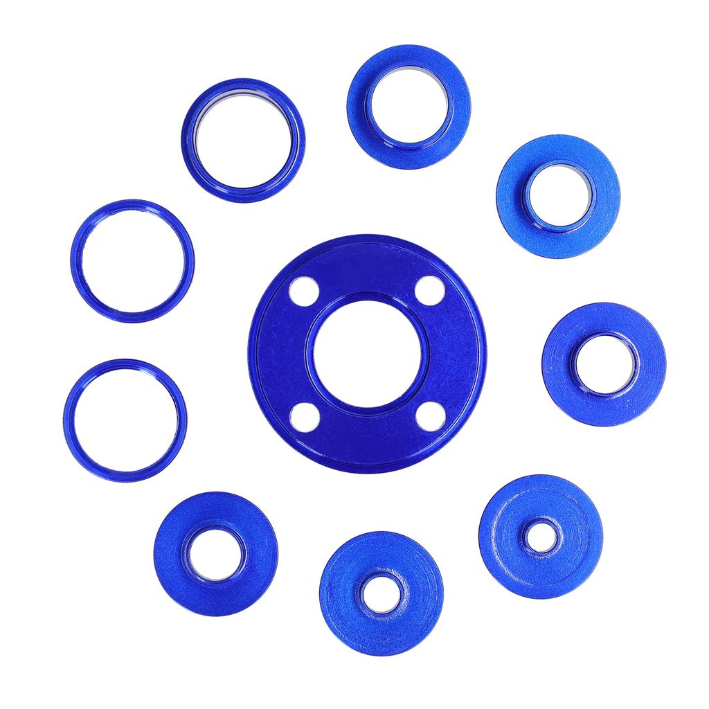 10 шт. направляющая втулка шаблона фрезерного станка из алюминиевого сплава, втулка оси гравировального станка для деревообработки