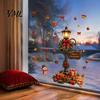 Christmas Atmosphere Wall Decor Retro Street Lamp Decal, Merry Lamppost Sticker, Seasonal Murals for Windows Holiday DIY Mural Art Living Room,