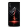 Черный Чехол-Насадка 'Горный Пик' для Samsung Galaxy A56 A36 A26 A16 A34 A24 A42 A22 A20 A12 A40 A30 A10 5G Мягкий ТПУ Чехол-Оболочка