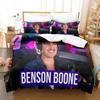 Постельное белье Benson Boone Концертный набор Односпальный Полуторный Двуспальный Queen King Размер Набор для спальни Взрослых Мальчиков Комплект с пододеяльником Комплект простыней 2-4