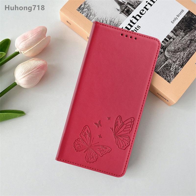 For TCL K23 K24 T506D T509K T510SPP T5094 T602DL T701DL Magnetic Flip Leather Case Coverage Shockproof Cover Wireless Charging Card Slot Holder