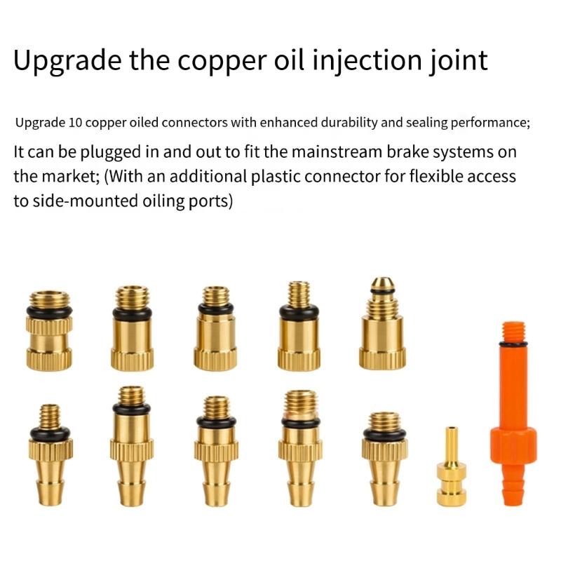 Комплекты для прокачки тормозов велосипеда Инструмент для прокачки гидравлических дисковых тормозов Комплекты для прокачки масла гидравлических дисковых тормозов для дорожного велосипеда Простые в использовании