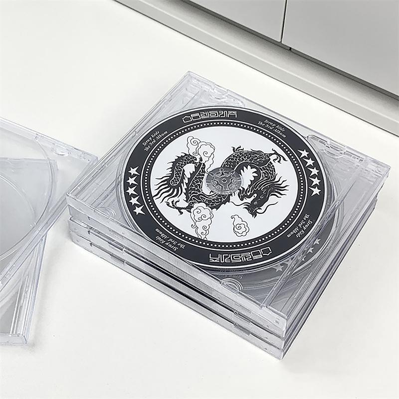 1 шт. коробка для хранения дисков и компакт-дисков, прозрачный пластиковый чехол для DVD, многофункциональный органайзер для компакт-дисков Idol, портативный пакет для домашнего кинотеатра