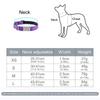 Personalized Dog Collars - Custom Engraved ID Tags with Reflective Material For Small Medium or Large Size Dogs with Name Plate