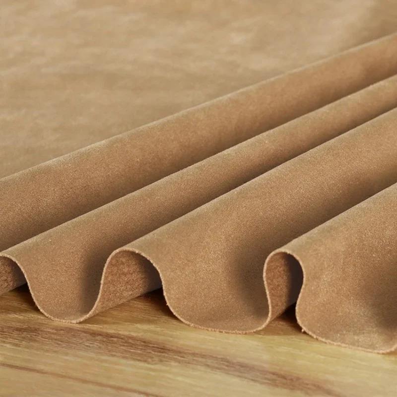 100x150cm Suede Fabric Stretch Double Microfiber for Costume Dresses Skirt Sewing Stretch Frosted Cloth Plain Material