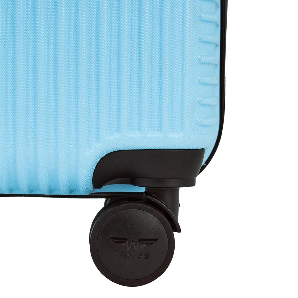 Wings Pc Eco Jackdaw 20" Light Blue Cabin Suitcase