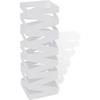 VidaXL Square Umbrella Stand with Storage White Steel 48.5 Cm