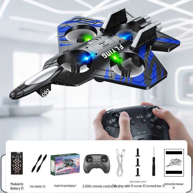 Specialty Light Fighter Remote Control Foam Airplane - Durable, Fixed Altitude, Hovering Toy for Kids