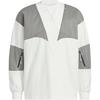 adidas Fustl Футболка спортивная трикотажная с длинным рукавом и круглым вырезом Унисекс Топы Белая JM8634